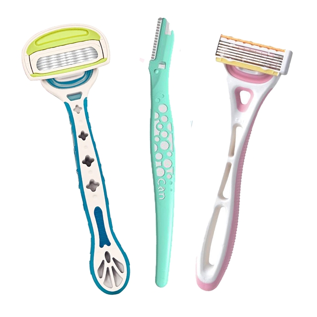 Kai Beauty women razor kit Comb (Pack of 3)