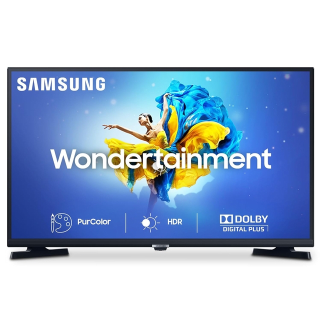 Samsung 80 cm (32 Inches) Wondertainment Series HD Ready LED Smart TV UA32T4340BKXXL (Glossy Black)