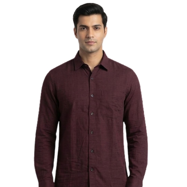 Button-Down Collar and Slim-Fit Design