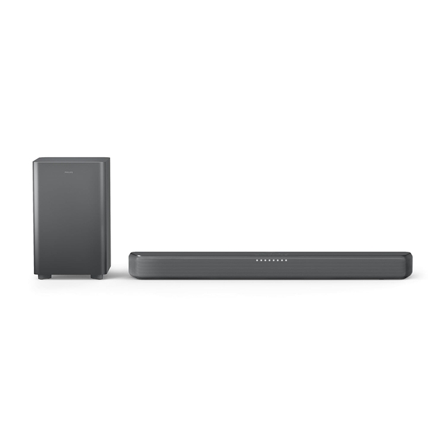 PHILIPS TAB5309 Soundbar: 2.1 CH, 240W Soundbar Wireless Subwoofer, Dolby & DTS 3D Virtual, Deep Bass, BT 5.4 LE Audio Support