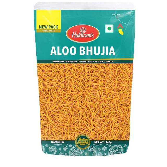 Haldiram's Namkeen - Aloo Bhujia, 440g