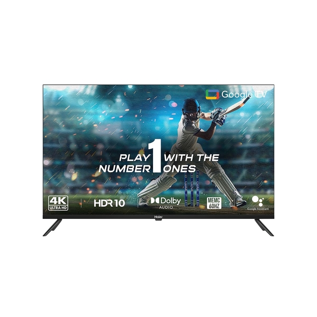 Haier 127 cm (50 inches) 4K Ultra HD Smart LED Google TV L50FG (Black)