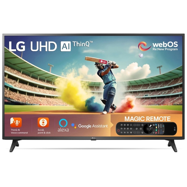 LG 108 cm (43 inches) 4K Ultra HD Smart LED TV 43UQ7550PSF (Ceramic Black)