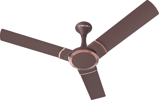 Bajaj Stylo 12S2 1200MM Ceiling Fans for Home | BEE-2 Star Rated Energy Efficient | SUPER 5TUFF TECHNOLOGY™ | SumoTuff Blades | High Air Delivery & High Speed 【Dark Walnut】