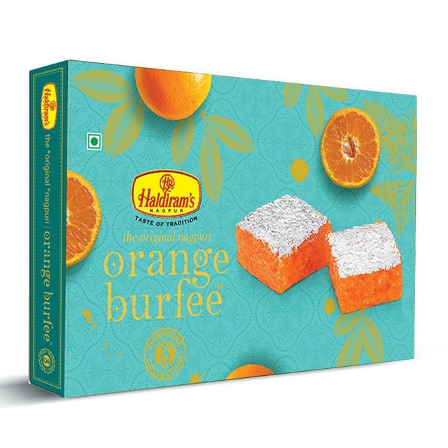 Haldiram's Nagpur Orange Burfee 500 grams
