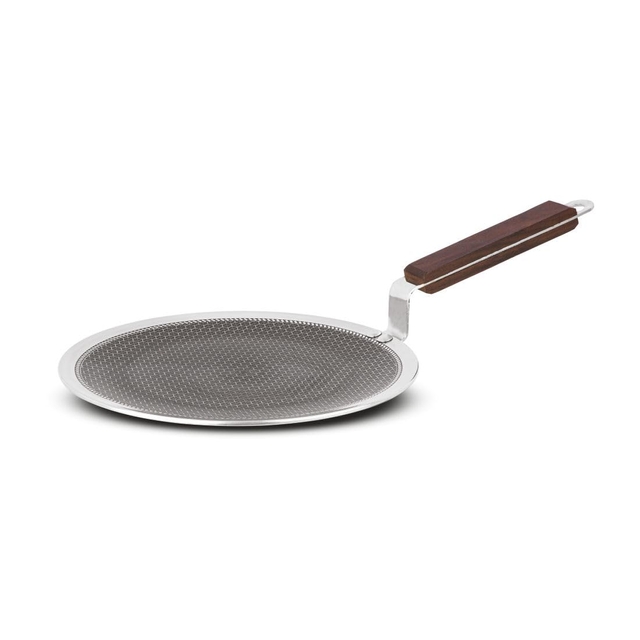 N - Duraa Triply Heavy thickness Stainless Steel Honey Comb Surface Concave Tawa 250mm