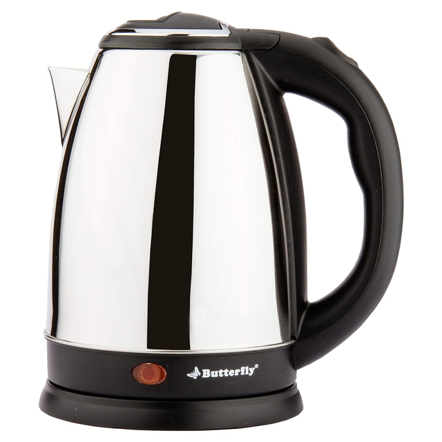 Butterfly EKN 1.5 Litre Stainless Steel Electric Kettle | 1500 W | 360° Swivel Power Base | Auto Shut Off | For Hot Water, Tea, Coffee, Noodles | Dry Boil Protection |