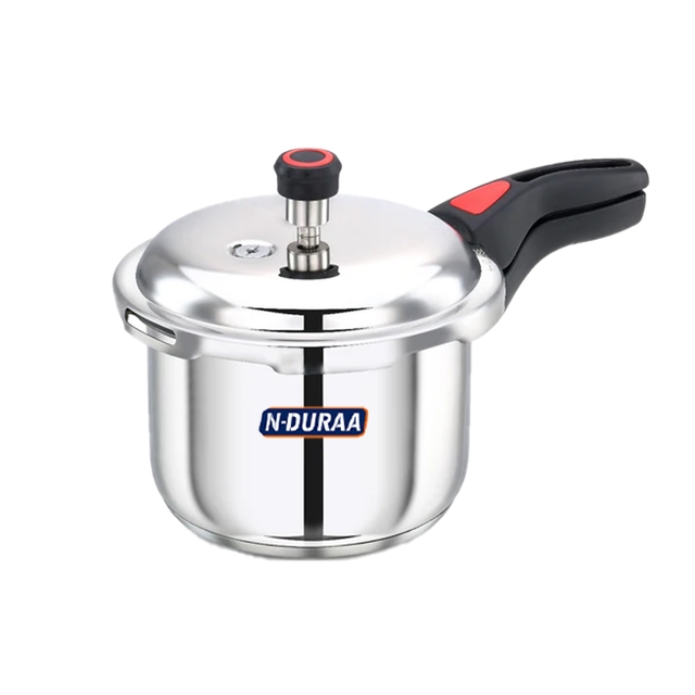 N-Duraa Stainless steel Pressure Cooker 5 Ltr