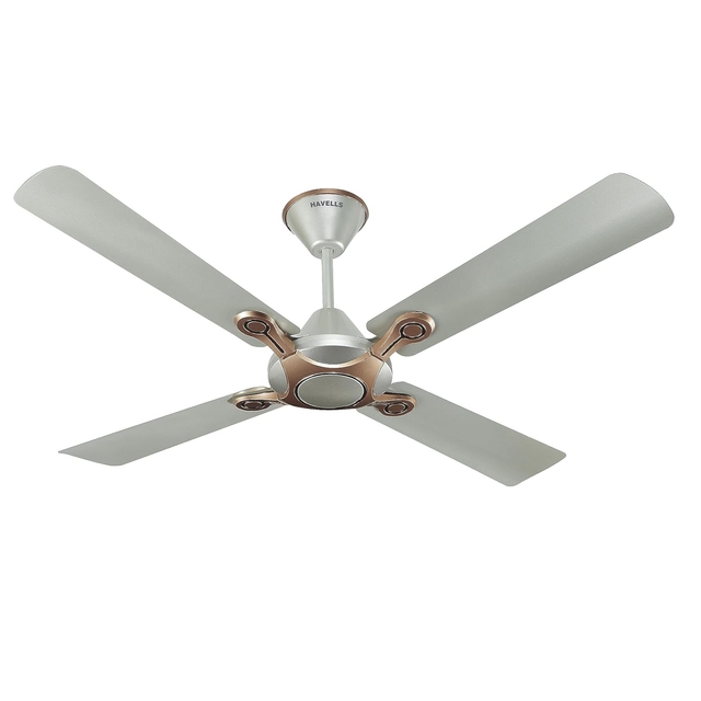 Havells 1200mm Leganza ES 4B Ceiling Fan | Best fan in 4 Blade, Premium Finish Decorative Fan, High Air Delivery | Energy Saving, 100% Pure Copper Motor,(Bronze Gold)