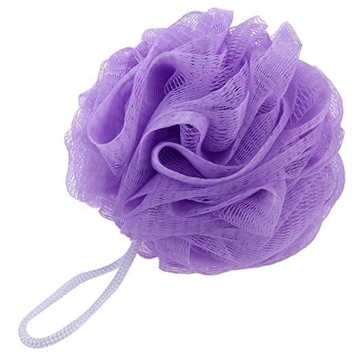 Kai, Bath Shower Loofah Sponge, Pouf Body Scrubber Exfoliator| Ultra Soft, Round Bath Sponge Loofah, Buy 1 Get 1 Free