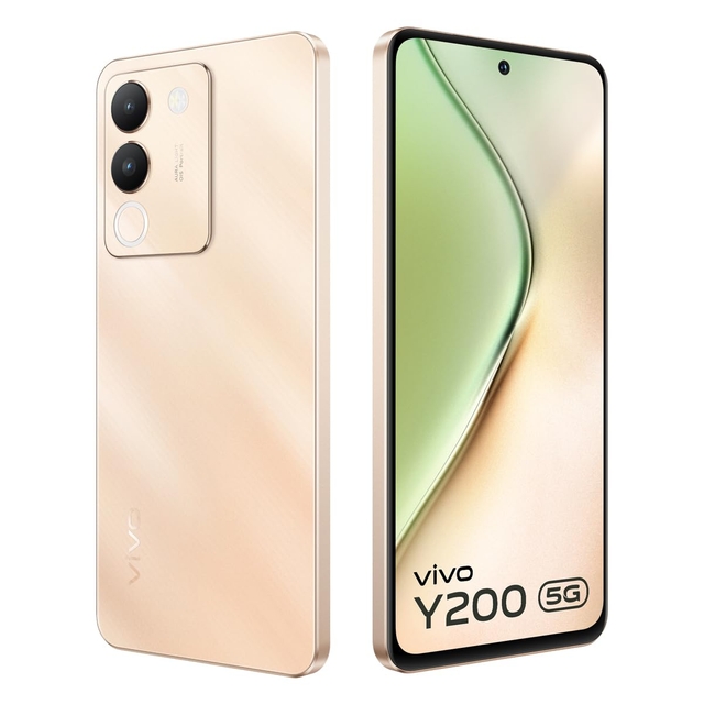 Vivo Y200 5G (Desert Gold, 8GB RAM, 128GB Storage)