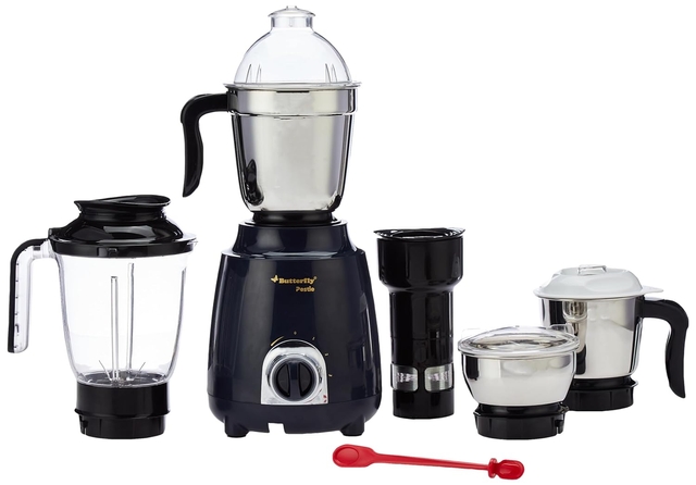 Butterfly Pestle 750W Mixer Grinder, 4 Jar, Ink Blue