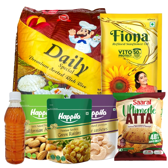 Small Grocery Combo (Pack of 8 Products)