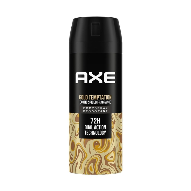 Axe Gold Temptation Long Lasting Deodorant Bodyspray For Men 150 ml