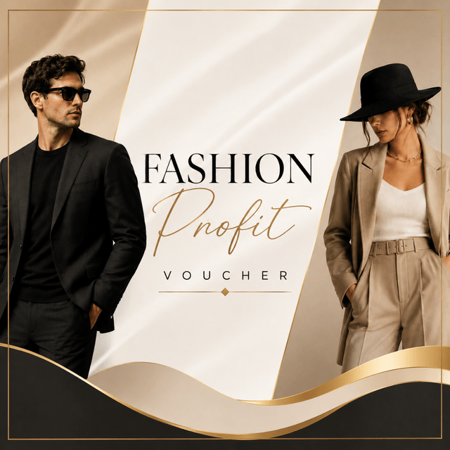 Fashion Shopping Voucher Pay 6000 Shop 7000 shop online and offline.