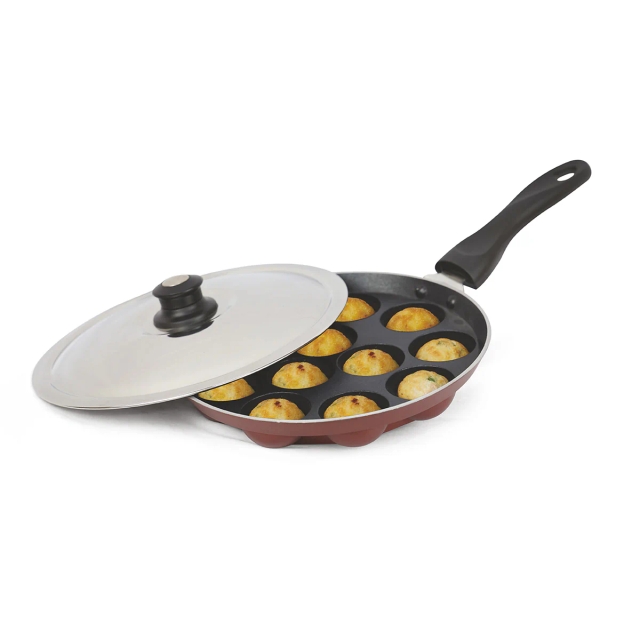 Signoraware Non-Stick Appapatram 12 Craters, 3.25mm