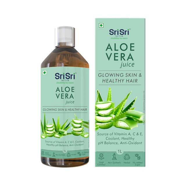 Sri Sri Tattva Shuddhta ka Naam | Aloe Vera Juice - Natural | Supports Healthy Weight Management | Aids in Detox | Improve immunity | 1 L