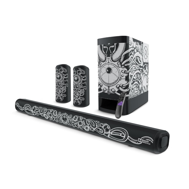 ZEBRONICS 525 Watts Soundbar Juke BAR 9400 PRO Dolby 5.1(Designed by Santanu Hazarika)