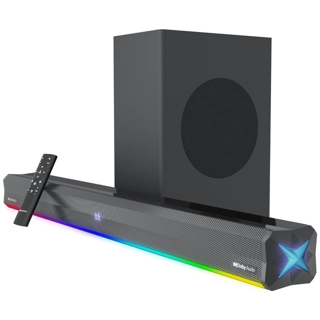 ZEBRONICS Juke BAR 900 360 Watts Dolby Audio Soundbar with Wireless Subwoofer, Display, Bluetooth V5.3,
