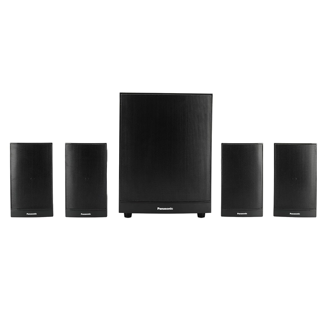 Panasonic SC-HT460GW-K 4.1 Ch Home Theatre, 100 W, Bluetooth, USB, AUX, Powerful Subwoofer,