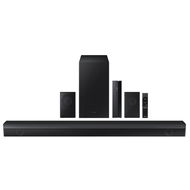Samsung Soundbar (HW-B67E/XL) 5.1 Channel, Wireless Subwoofer, 1x Wireless Rear Speaker, 1x Center Speaker and Energy Star,