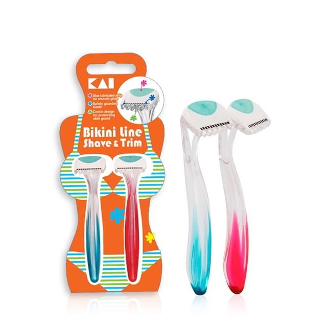 Kai Japan Women Bikini Razor, Clear