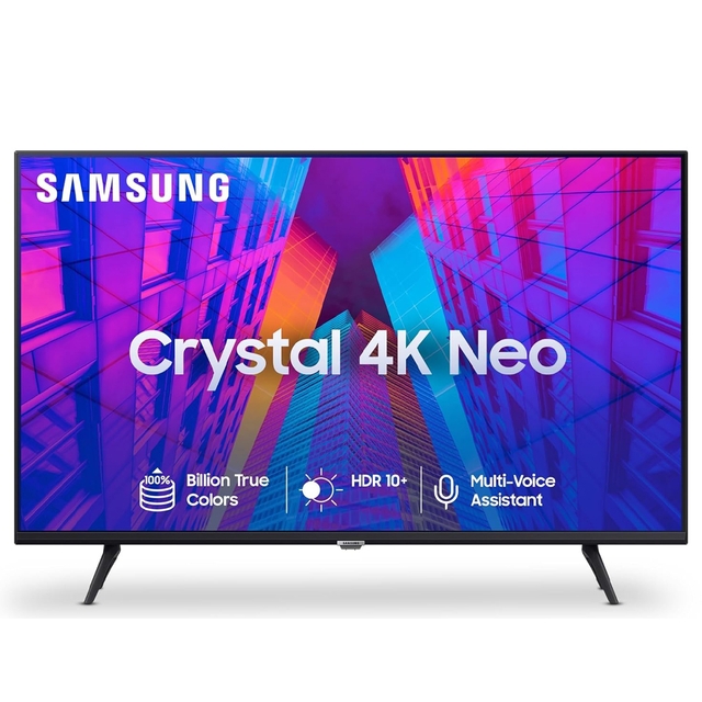 Samsung 108 cm (43 inches) Crystal 4K Neo Series Ultra HD Smart LED TV UA43AUE65AKXXL (Black)