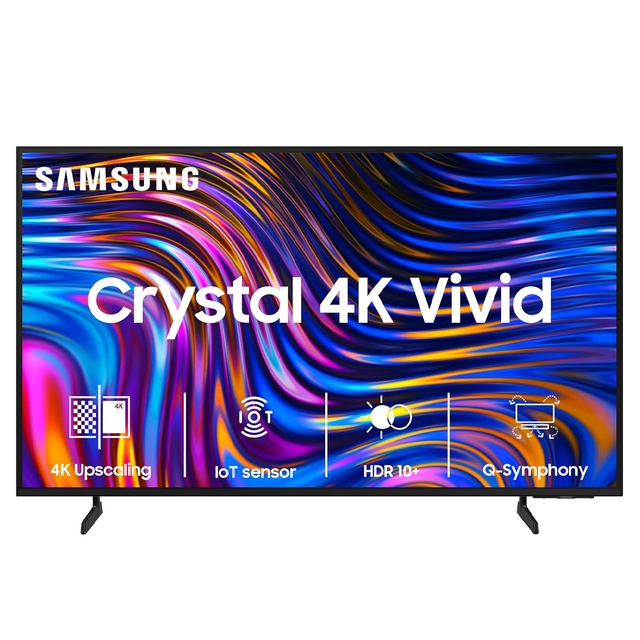 Samsung 138 cm (55 inches) Crystal 4K Vivid Ultra HD Smart LED TV UA55DUE70BKLXL (Black)