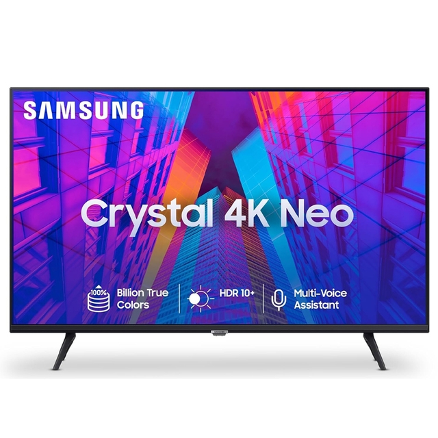 Samsung 108 cm (43 inches) Crystal 4K Neo Series Ultra HD Smart LED TV UA43AUE65AKXXL (Black)