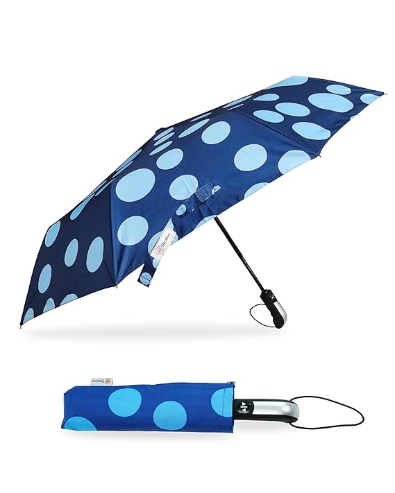 Destinio Umbrella for Women -3 Fold, UV Coated, Auto Open Close- Printed Design Umberallas for Ladies, Girls and Men