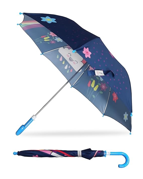 Destinio Umbrella for Kids; Stylish & Cute, Child Safe, 100% Waterproof; Kids Umbrella for Girls, Boys and Baby