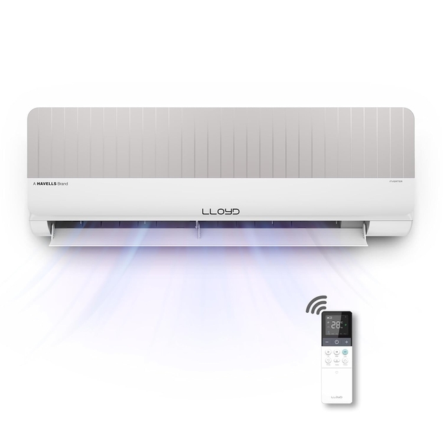Lloyd Stylus 1.5 Ton 5 Star Wi-Fi Inverter Split AC (6 in 1 Convertible, Changeable AC Panel, 100% Copper, Anti-Viral + PM 2.5 Filter, White/Grey Facia, GLS18V5FOGVV, FREE INSTALLATION*)