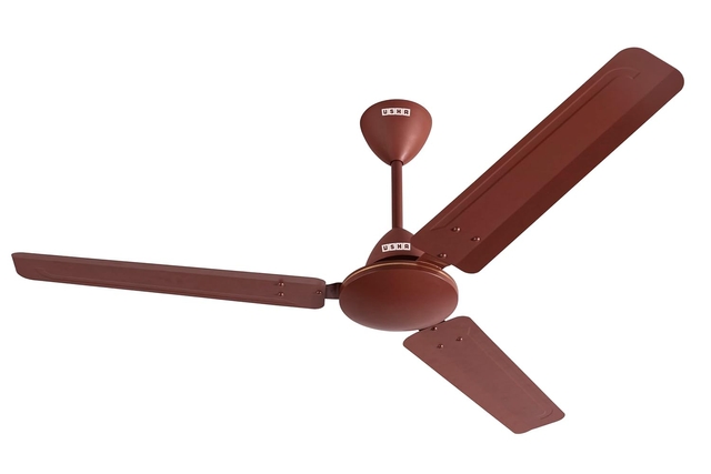 USHA Technix 1200Mm Bldc Energy Saving Ceiling Fan | 3 Blade High Speed 350 Rpm | 5 Star Rated (Brown)