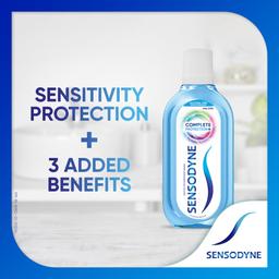 Sensodyne Mouthwash Complete Protection+, All in One Mouth Wash for Sensitivity Protection, Strong teeth and lasting freshness, Pack of 250ml