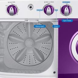 Samsung 6 kg, 5 star, Semi-Automatic Washing Machine (WT60R2000LL/TL, Air Turbo Drying, LIGHT GRAY, Awarded as Washing Machine Brand of the year)