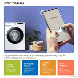 Samsung 9 kg, 5 Star, Eco Bubble Technology with Super Speed, AI Control , Wi-Fi, Digital Inverter Motor, Fully-Automatic Front Load Washing Machine