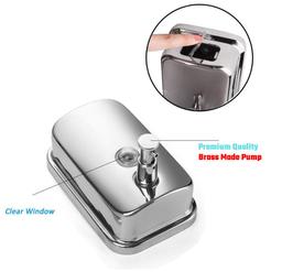 Stainless Steel Liquid Soap Shampoo Sanitizer Handwash Dispenser & Kai Pumice Stone for Feet - Foot Scrubber for Exfoliating Dry Dead Skin