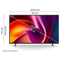 Sony Bravia 108 cm (43 inches) 4K Ultra HD Smart LED Google TV KD-43X64L (Black)
