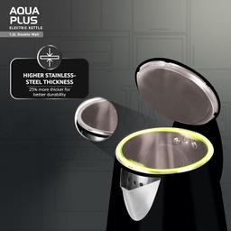 Havells Electric Kettle Aqua Plus 1500 Watts 1.2 liters , Double Layered Cool Touch Outer Body (Black)