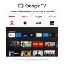Panasonic 139cm (55 Inches) 4K Ultra HD Smart Google LED TV TH-55MX800DX (Black)