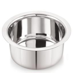 Stainless Steel Induction Bottom Milk boiling vessel 1.5 Litre,& Sparsh Premium Badam Milk Powder 200g (Buy 1 Get 1 Free)
