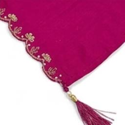 Women Ethnic Motifs Embroidered Panelled Thread Work Kurta with Trousers & With Dupatta (3 Set Piece )