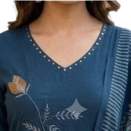Women Embroidered Regular Zardozi Pure Silk Kurta with Trousers & With Dupatta(3 Set of Piece)