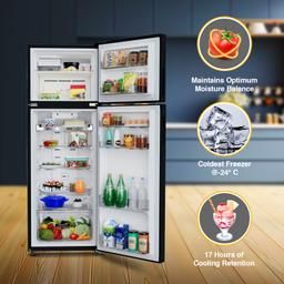 Whirlpool 240 L Frost-Free Multi-Door Refrigerator (FP 263D PROTTON ROY, Steel Onyx)