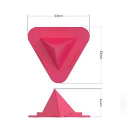 IVON Cell Phone Stand, Portable Fully Foldable Cell Phone Holder,Buy Get Stylish Pyramid Shape Mobile Holder Free