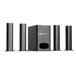 Panasonic SC-HT480GW-K 4.1 Ch Convertible Soundbar, 100 W, Deep Bass Sound, Bluetooth, USB, RCA, AUX Inputs, Wall Mountable, Remote Control (Black)