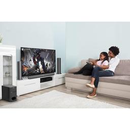 Panasonic SC-HT480GW-K 4.1 Ch Convertible Soundbar, 100 W, Deep Bass Sound, Bluetooth, USB, RCA, AUX Inputs, Wall Mountable, Remote Control (Black)