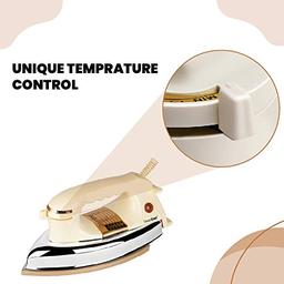 Greenchef D - 907 Quick Heating 1000 W Dry Iron  (Yellow) with Birra Fragrance Glacier Edp Perfume 80ML Combo pack