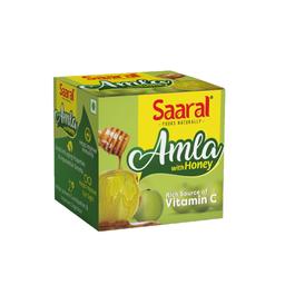 Sri Sri TATTVA shuddhta ka naam Arjuna Garcinia Juice - Cardio Tonic, 1L & Saaral Amla (Indian Gooseberry) with Pure Honey Family Pack (5 Pcs ) with Happilo Almonds Roasted & Salted 200 g