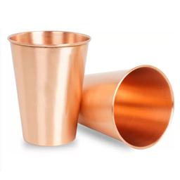 Pure Copper Water Bottle  900ml Rajasthani Design with copper Glass